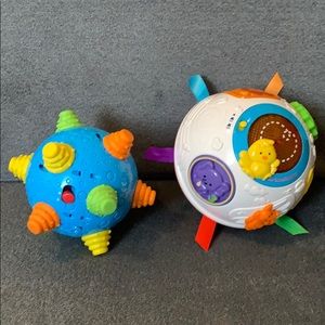 Learning and crawling/ bouncing balls